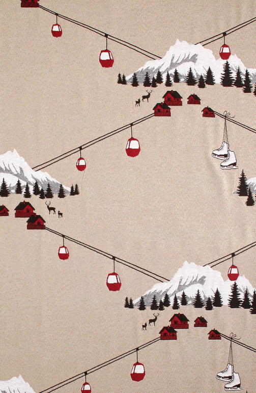 Tissu au mètre : Chamonix tissu upcyclé