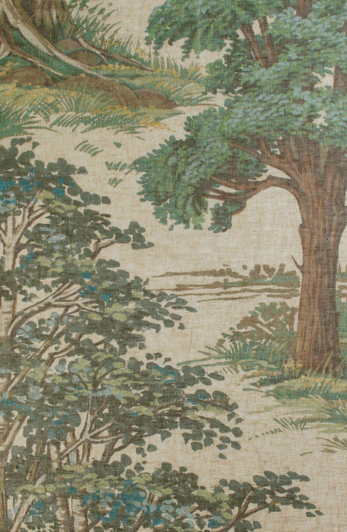 Tissu au mètre : Fontainebleau naturel mélangé